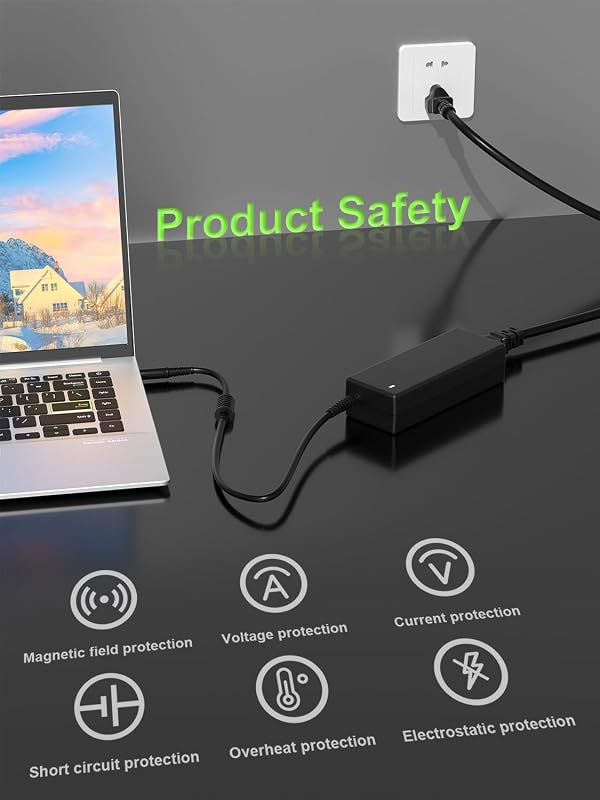 PowerPortnerLink 65W Charger 7.4mm Tip Compatible with Dell Latitude 7480 3120 5400 3190 3140 5480 e7450 Chromebook 3180 3189 3120 inspiron-15r 17r 3521 1545 n5110 Laptop by PowerPortnerLink - Used condition - Image 6