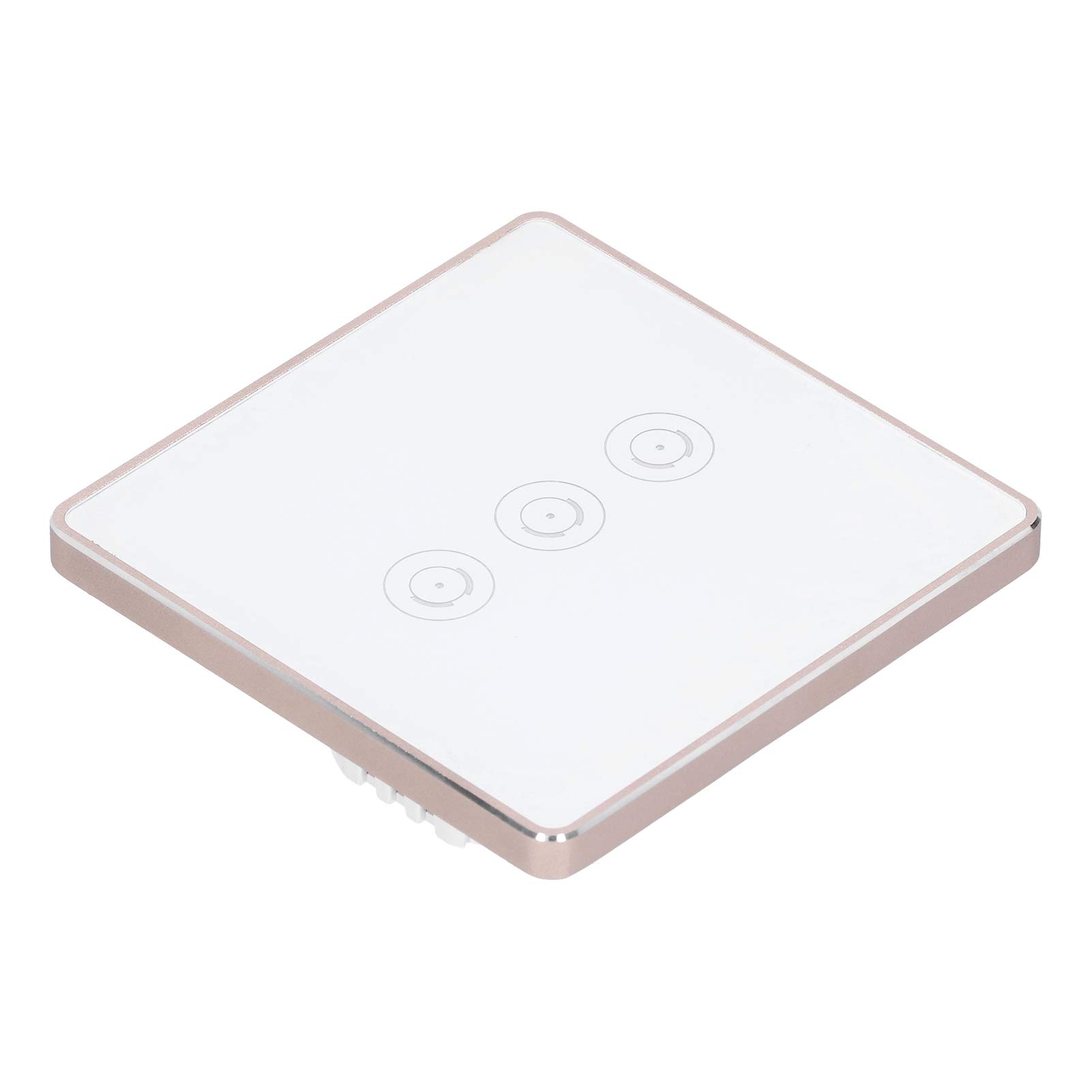 Interruptor Táctil Inteligente, Control Remoto WiFi, Interruptor Inteligente de 3 Bandas con Soporte para IFTTT Roqi, para Casa, Oficina, Tienda, Restaurante
