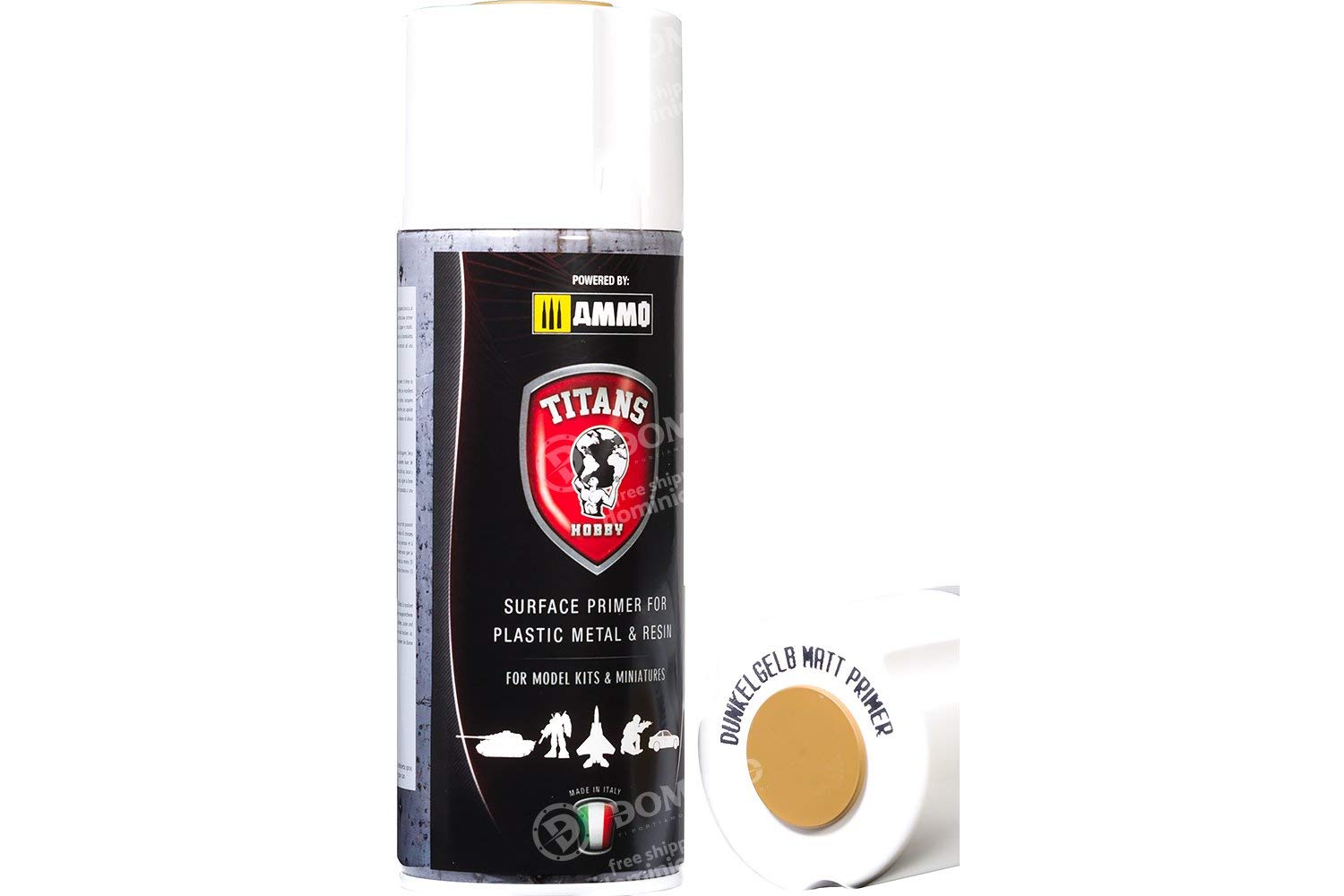 MIG - Titans Hobby: Desert Yellow Matt Primer 400 Ml Spray
