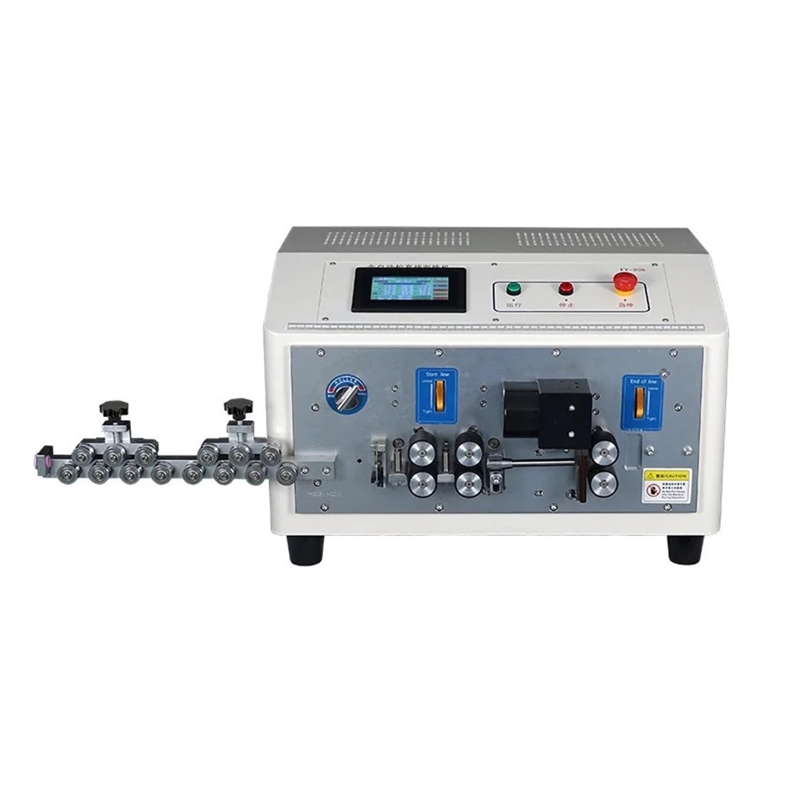Winding Machine 10mm2 High Speed Round Sheath Inner Outer Double Wire Layer Peeling Machine Automatic Cutting and Stripping