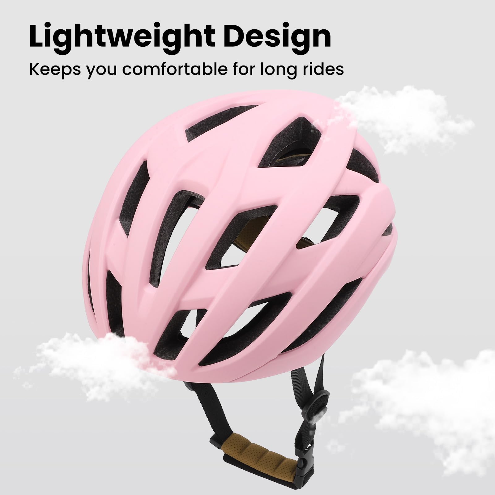 BuyWeek Casque de vélo pour Adultes Hommes et Femmes avec Deux doublures intérieures Amovibles Protection de la tête pour Le Cyclisme, Le Skateboard