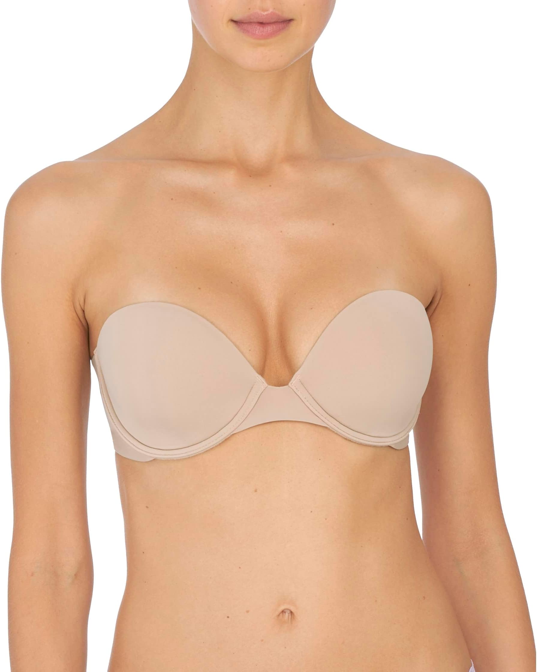 - Womens Minimal Strapless Contour UnderwirePadded Bra