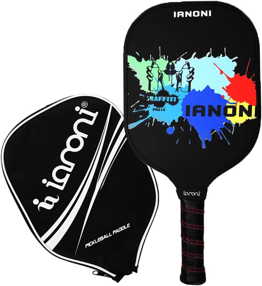 ianoni Pickleball Paddle,Graphite Carbon Fiber Plastic