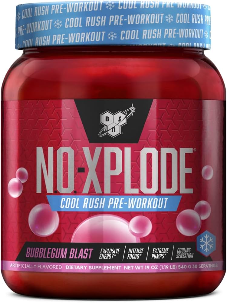 Amazon.com: BSN N.O.-XPLODE Cool Rush Pre Workout Powder