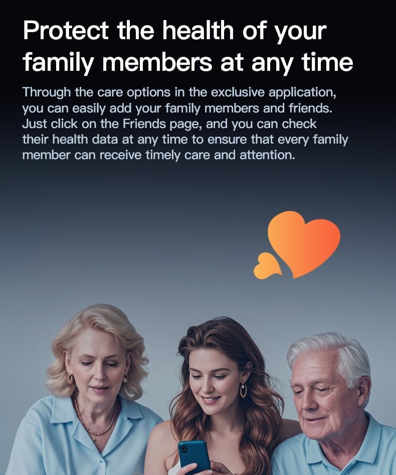 Heart rate monitoring, Blood oxygen monitoring, Pressure monitoring, HRV Lorenz scatter plot, Step counting Exercise, Remote care, 24/7 scientific sleep, Photo taking, Blood components (Black, 9)