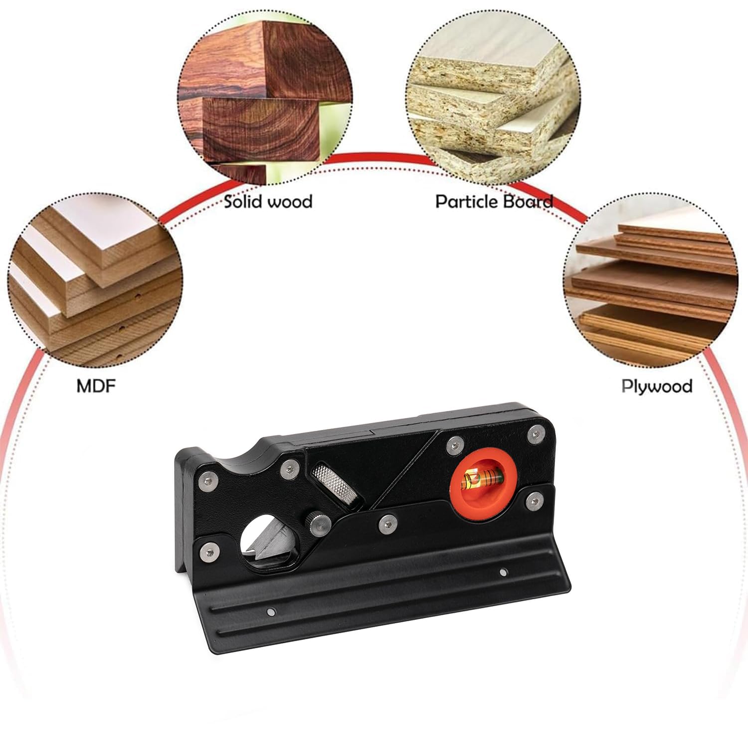 Chamfer Plane - Handheld Wood Planer for Edge Trimming -6