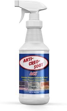ACS Anti-Creo-Soot - Liquid Creosote Remover for Chimneys - 32 oz Soot Cleaning Solution