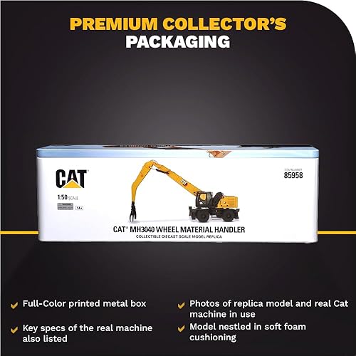Miniatura 6 de Diecast Masters 150 CAT MH3040 Manipulador de materiales 85958