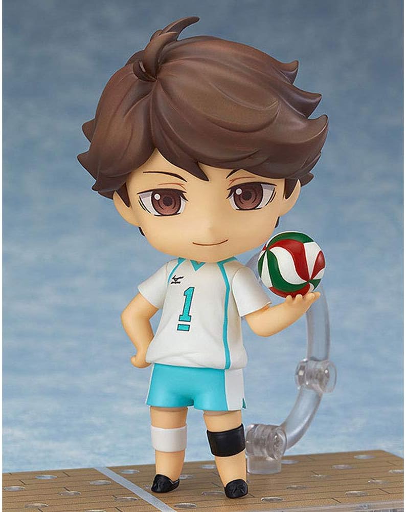 Aoemone Haikyu Series Ushijima Wakatoshi Kei Tsukishima Kozume Kenma Tobio Kageyama Hinata Shoyo Oikawa Tooru Q Version Nendoroid Action Figures Toy Figurine With Accessories Movable Anime Figures
