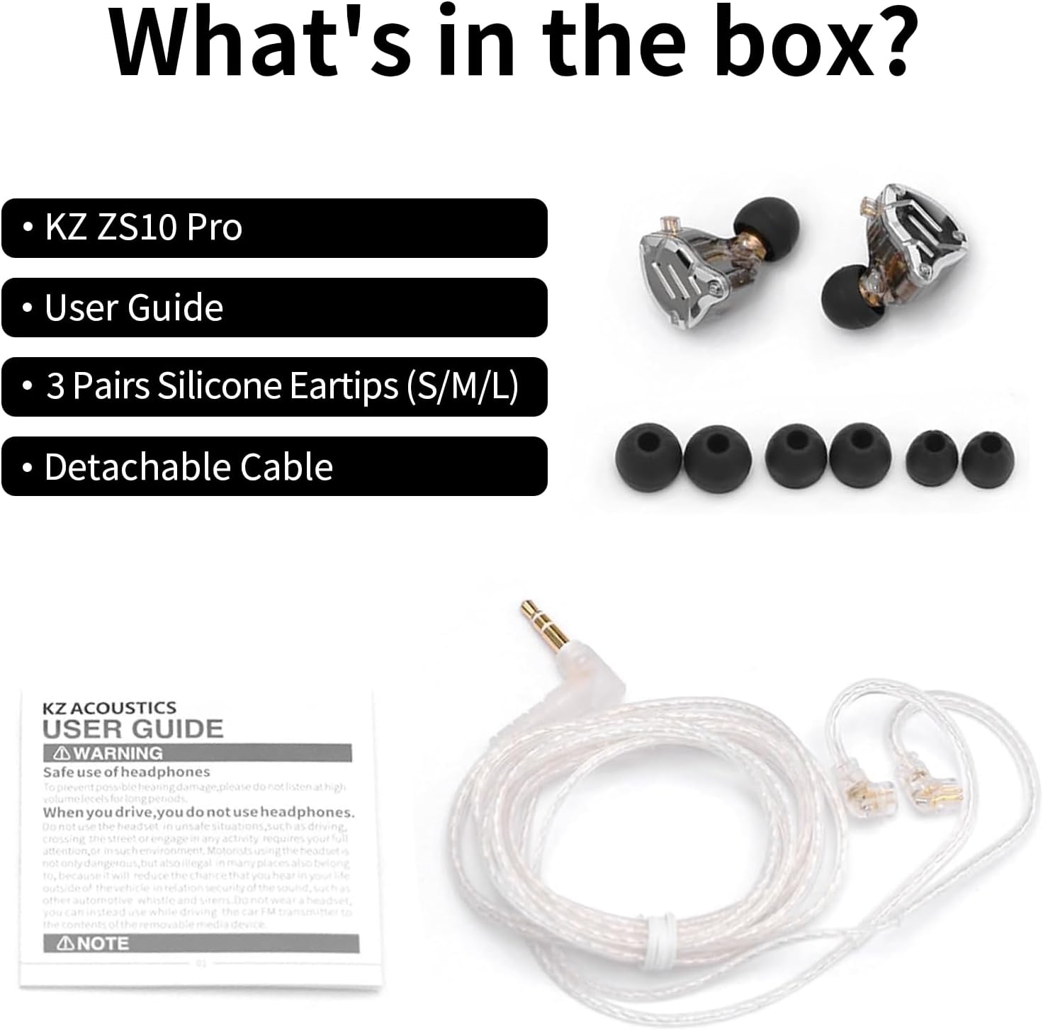 KZ ZS10 Pro IEM Earbuds,KZ in Ear Monitor for Systerm, 4BA 1DD Wired Gaming Headphone Multi Driver in Ear Earphone, IEM Earphone, on Stage Monitor for Singer Guitarist Drummer (Glare Blue, with Mic)