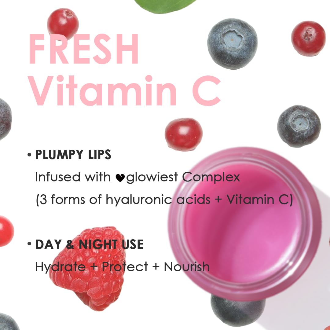 Sweet Dreams Lip Mask: Nourishing, Plumping and Hydrating Lip Balm, Berry - Image 2