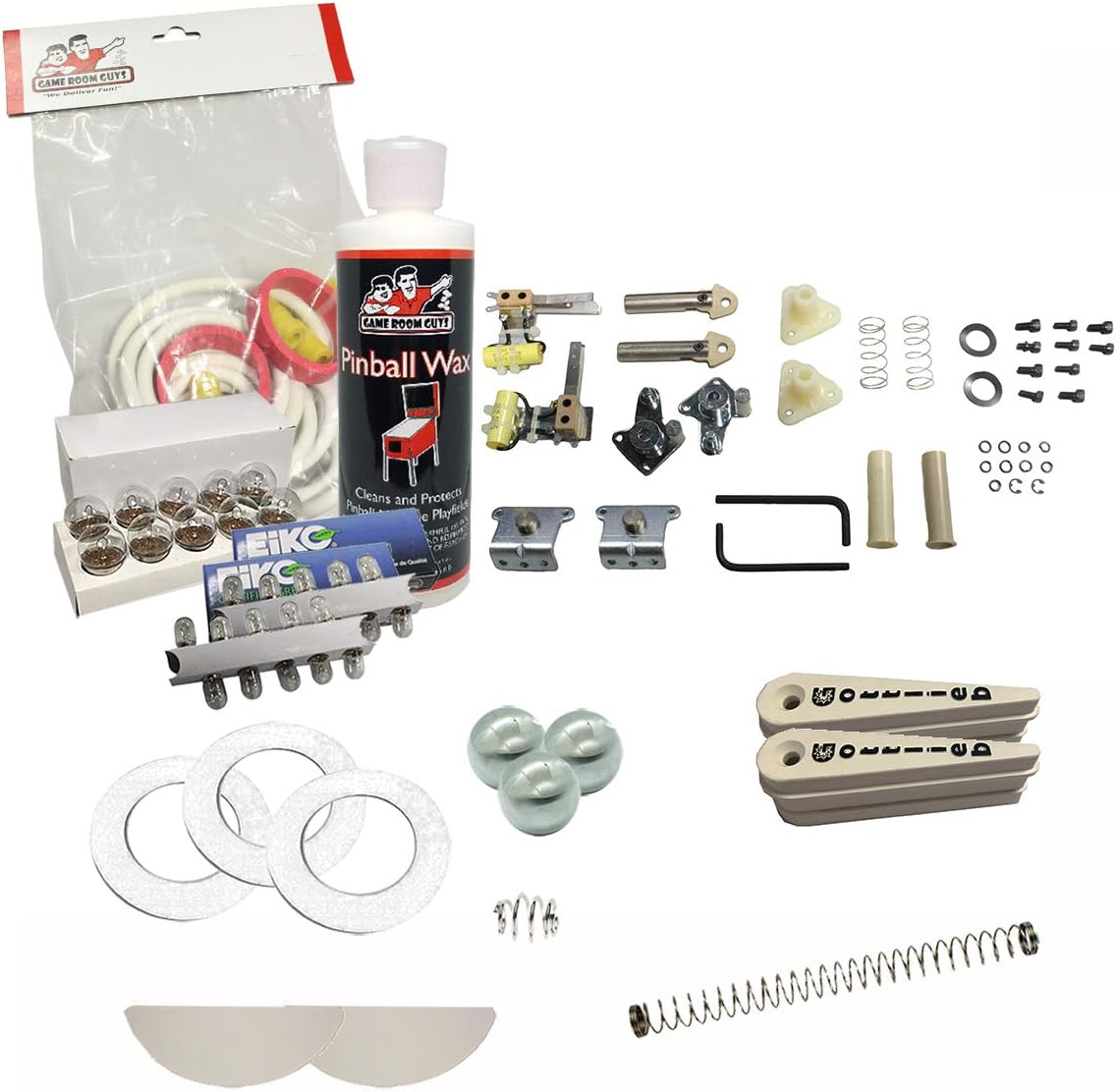 Game Room Guys 1991 Gottlieb Class of 1812 Pinball White Premium Maintenance Kit