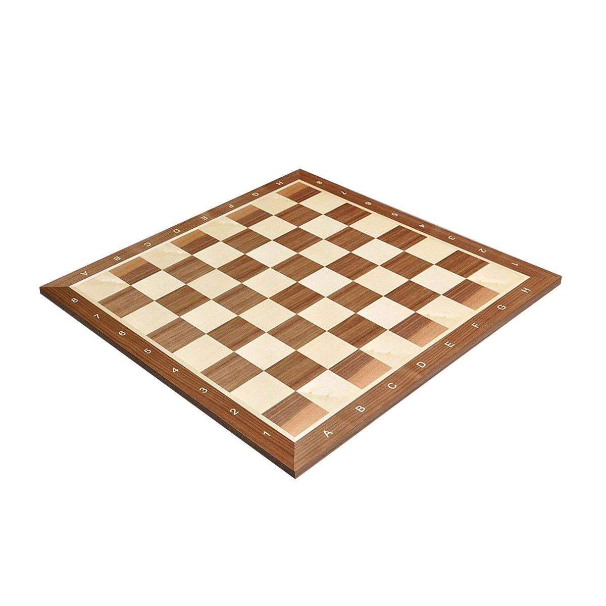 Walnut & Maple Wooden Chess Board - 2.25
