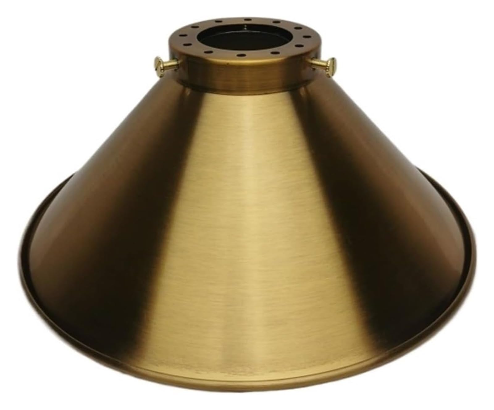 Iulgfsc B With Holder Lampshade， Metal Lampshade Finished Iron Light Shade 4 Style Fixture Shades(B With Holder)