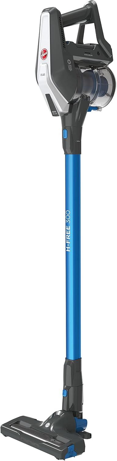 Hoover H-FREE 300 HF322PTA 011 Scopa Elettrica Ricaricabile Senza Fili, Senza Sacco, 240W, 0,7 L, Ciclonica, Autonomia 40 Min, Mini Turbo Spazzola, Grigio PET CON TRATTAMENTO ANTIBATTERICO PET ANTIBATTERICO - Immagine 2