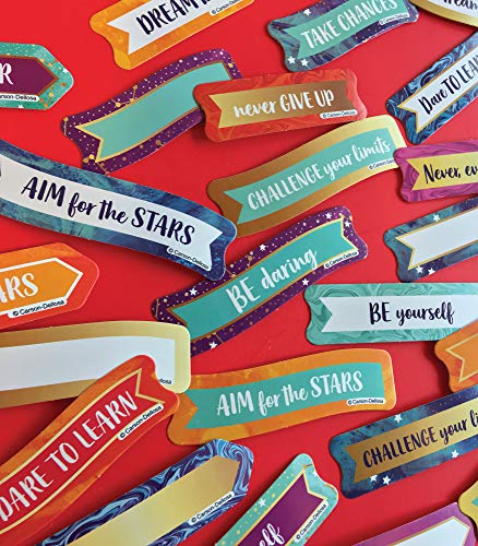 Image of Carson Dellosa - Galaxy Banners Mini Colorful Cut-Outs, Classroom Decor, 56 Pieces