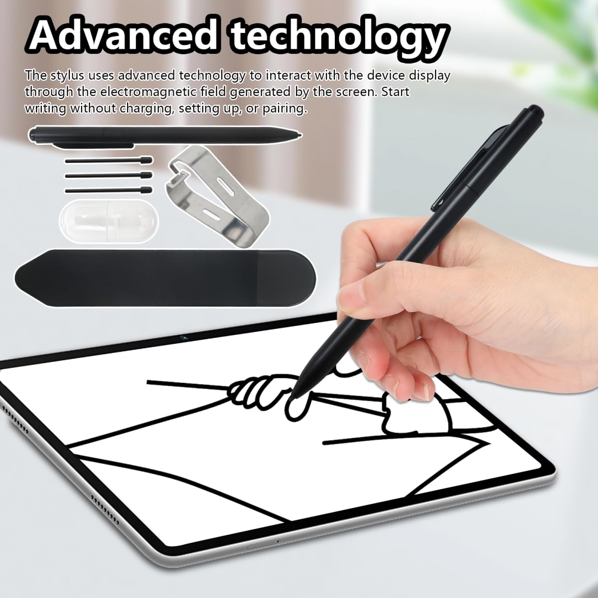 Amazon.com: GRABOTE EMR Digital Stylus Pen for BOOX Max 2/ BOOX