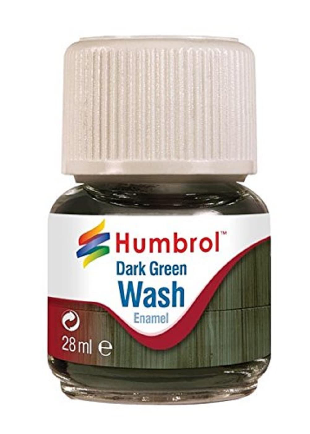 Humbrol AV0203 Enamel Wash - Dark Green,for Weathering