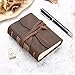 Robrasim Leather Journal Travel Notebook, Handmade Vintage Leather Bound Writing Notebooks for Men & Women, Pocket Size 5.2