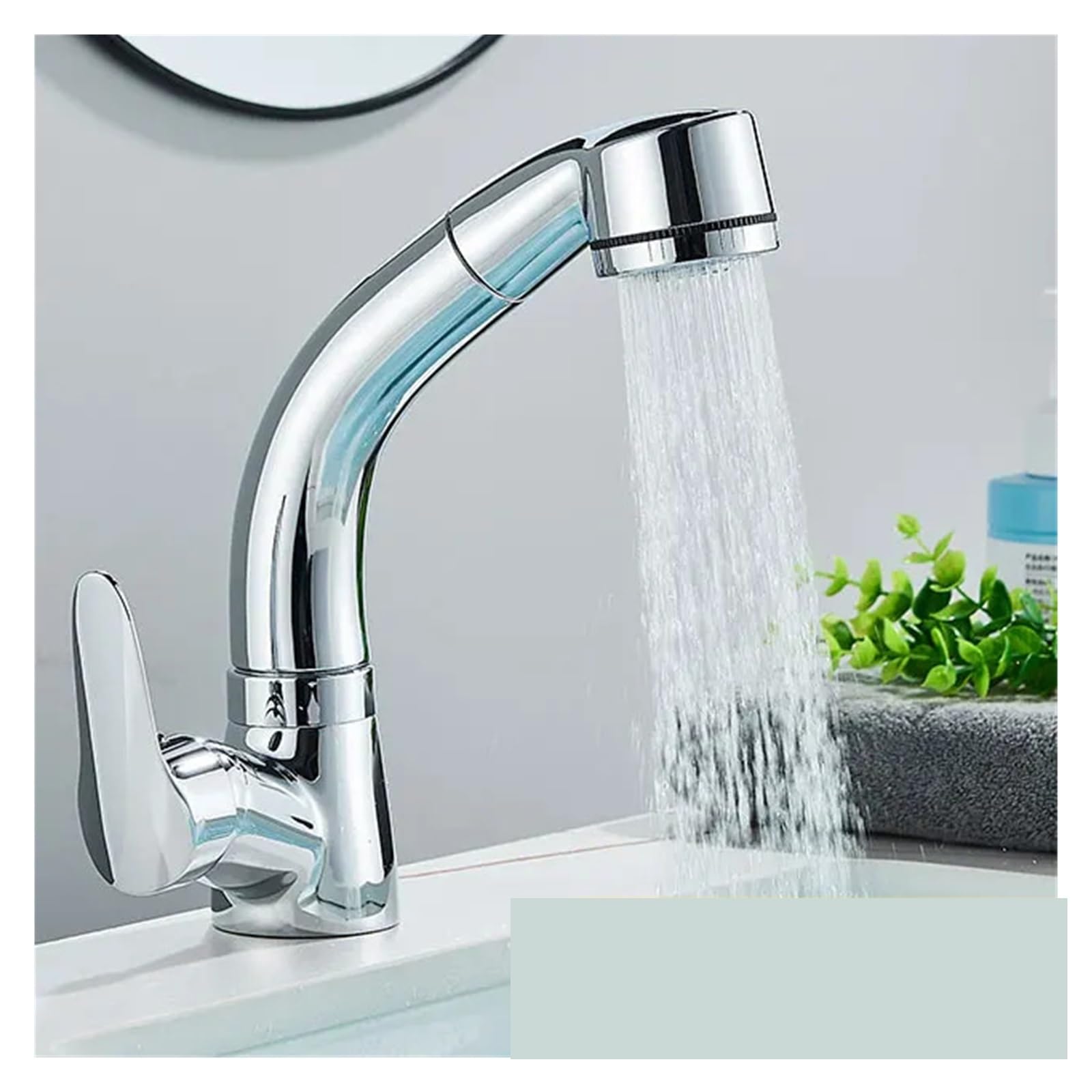 Robinet de lavabo rétractable pour en finir avec les éclaboussures d'évier