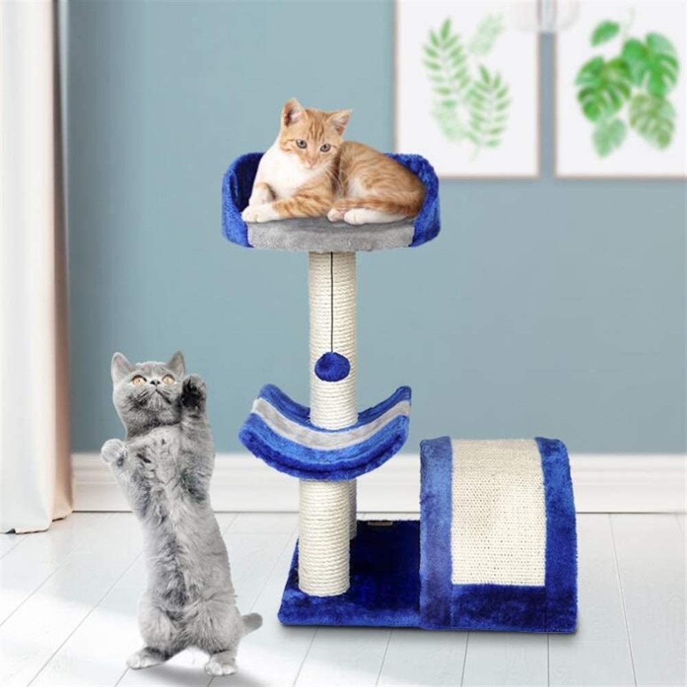 Alberi per Gatti Tiragraffi for Gatti Tiragraffi con Tiragraffi E Trespolo Centro attività for Gattini con Palla Appesa Albero Gatti Interno