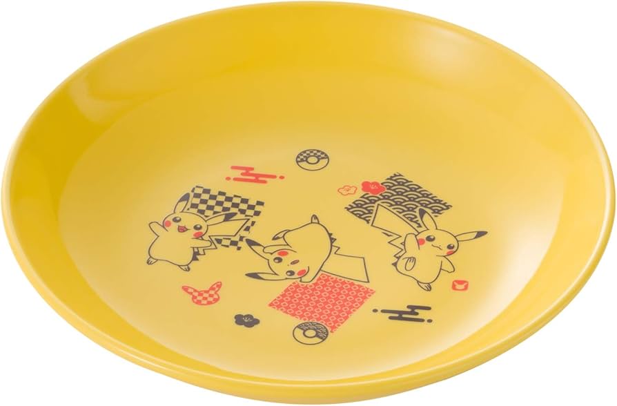 Amazon.co.jp: ポケモンセンターオリジナル ピカチュウの黄色いお皿