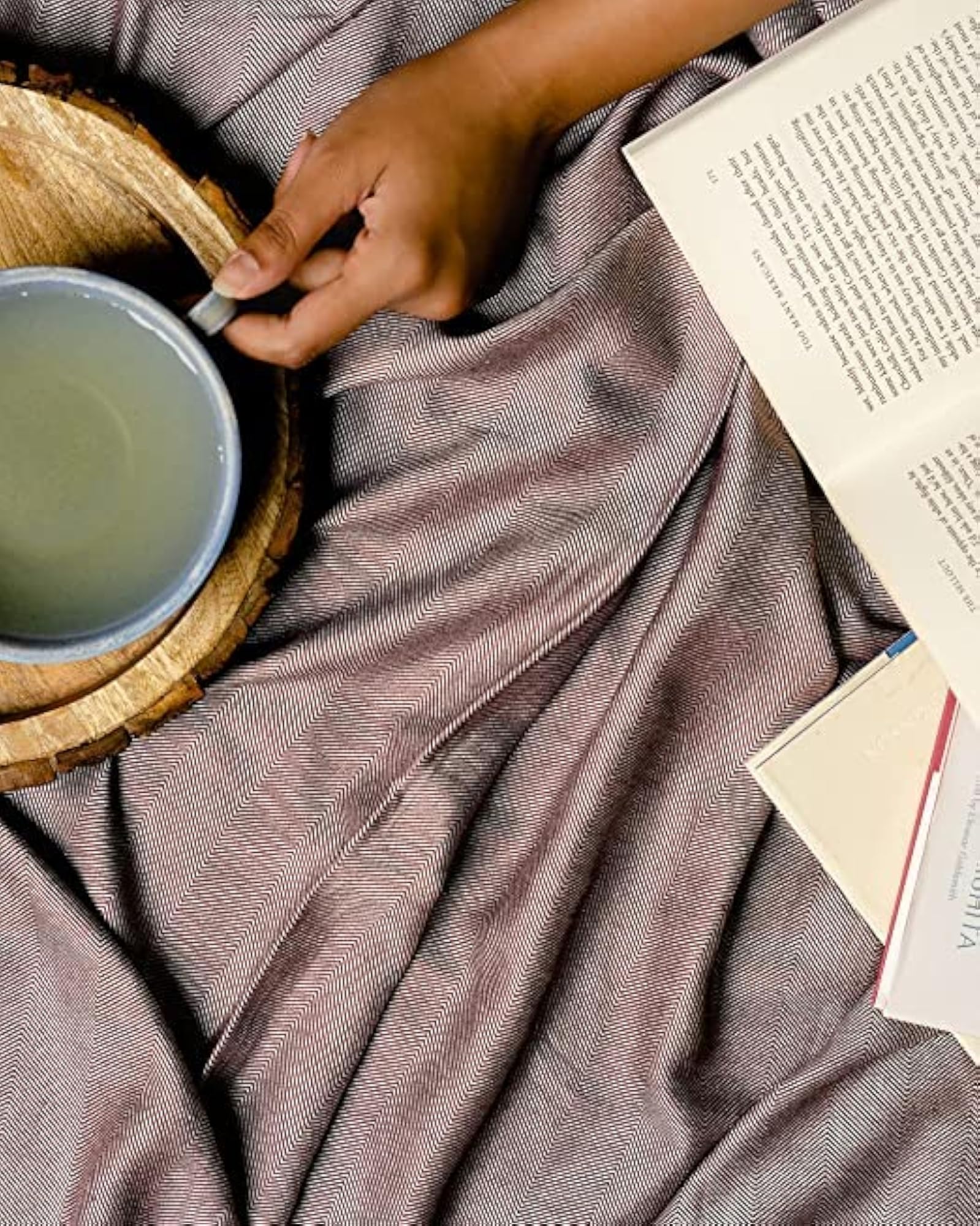Ultra-Soft 100% Bamboo Blanket, All Season, Taupe