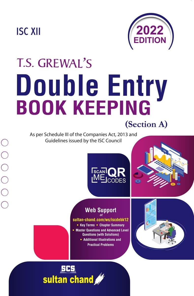 DOUBLE ENTRY BOOK KEEPING ISC- CLASS XII , PART - A