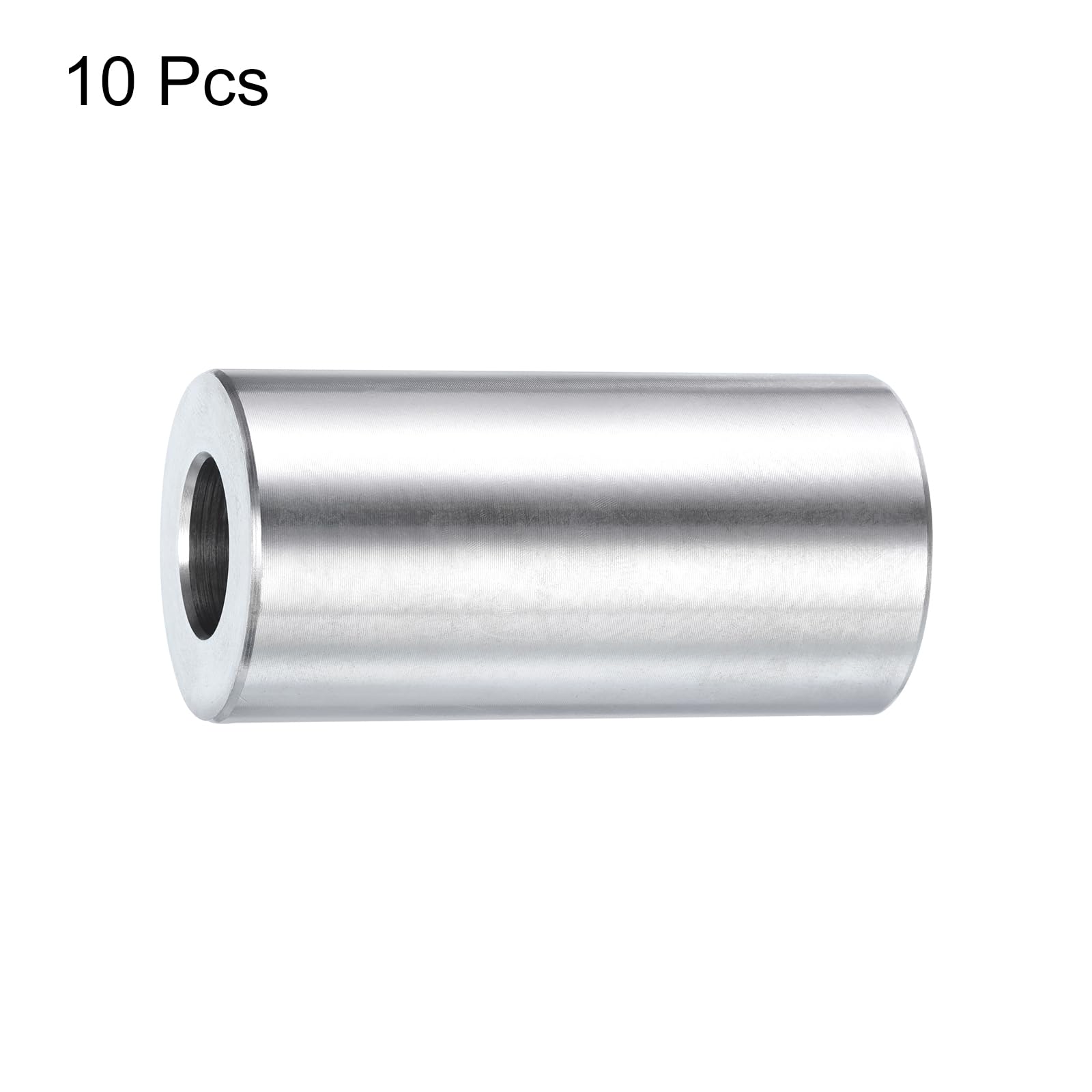 QUARKZMAN 10 sztuk wsporników dystansowych ze stali nierdzewnej 1/2" otwór x średnica zewnętrzna 1" x długość 2" tuleja dystansowa z gładką powierzchnią okrągła do śrub, śrub i prętów 1/2"