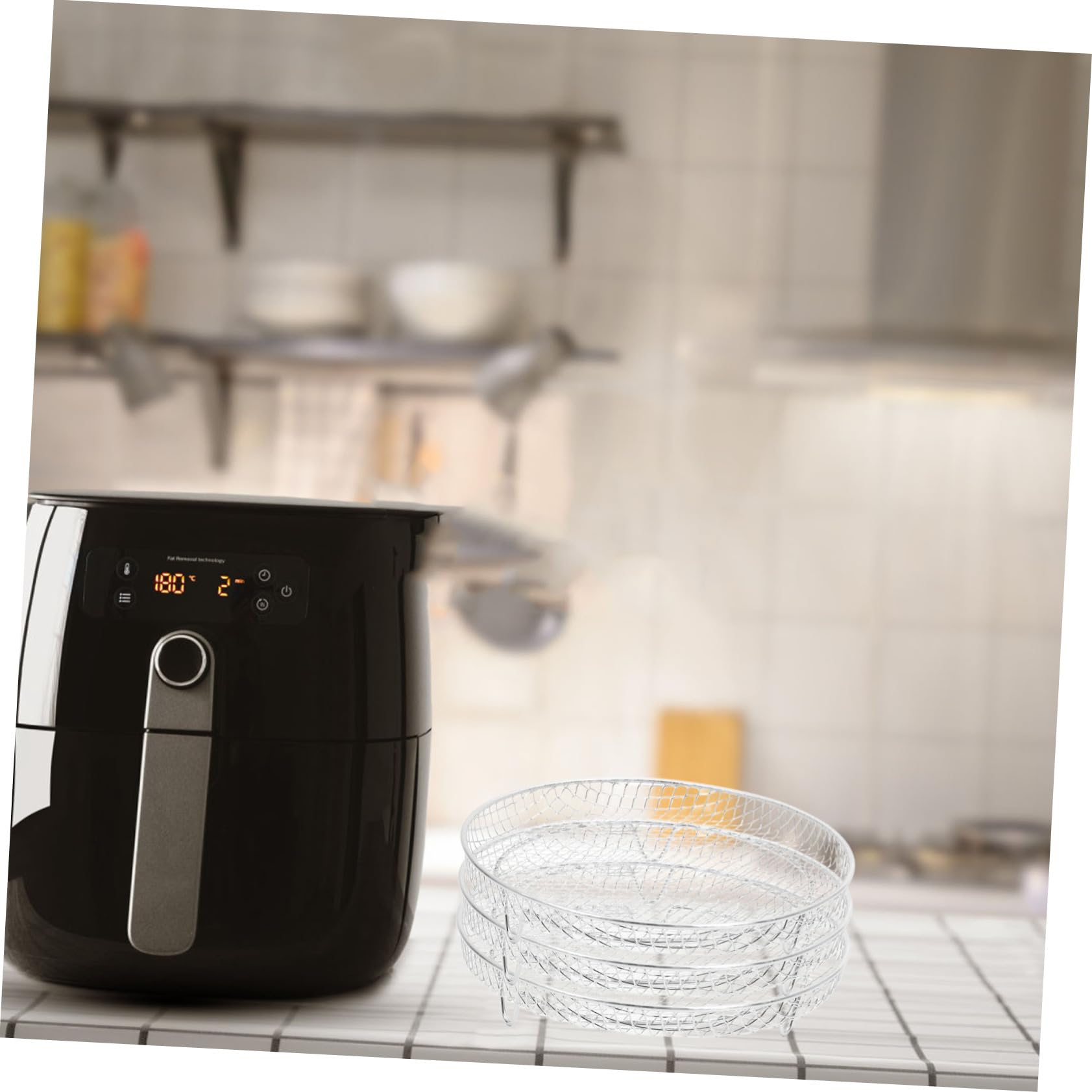Accessori Friggitrice ad Aria in Acciaio Inox Argento