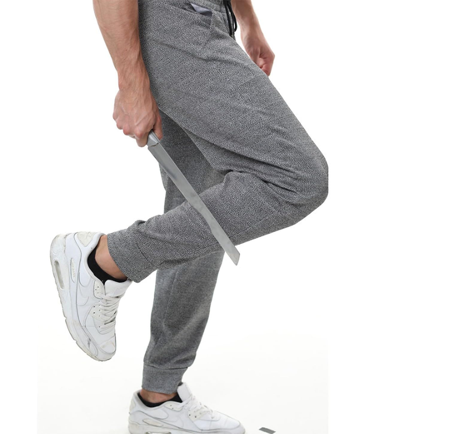 FUELIX Ropa De Protección contra Cortes De 5 Niveles, Pantalones Resistentes Al Desgaste Ropa Anti Cuchilla Ropa De Trabajo De Seguridad para Defensa Personal, Pantalones De Trabajo Anticortes XXL
