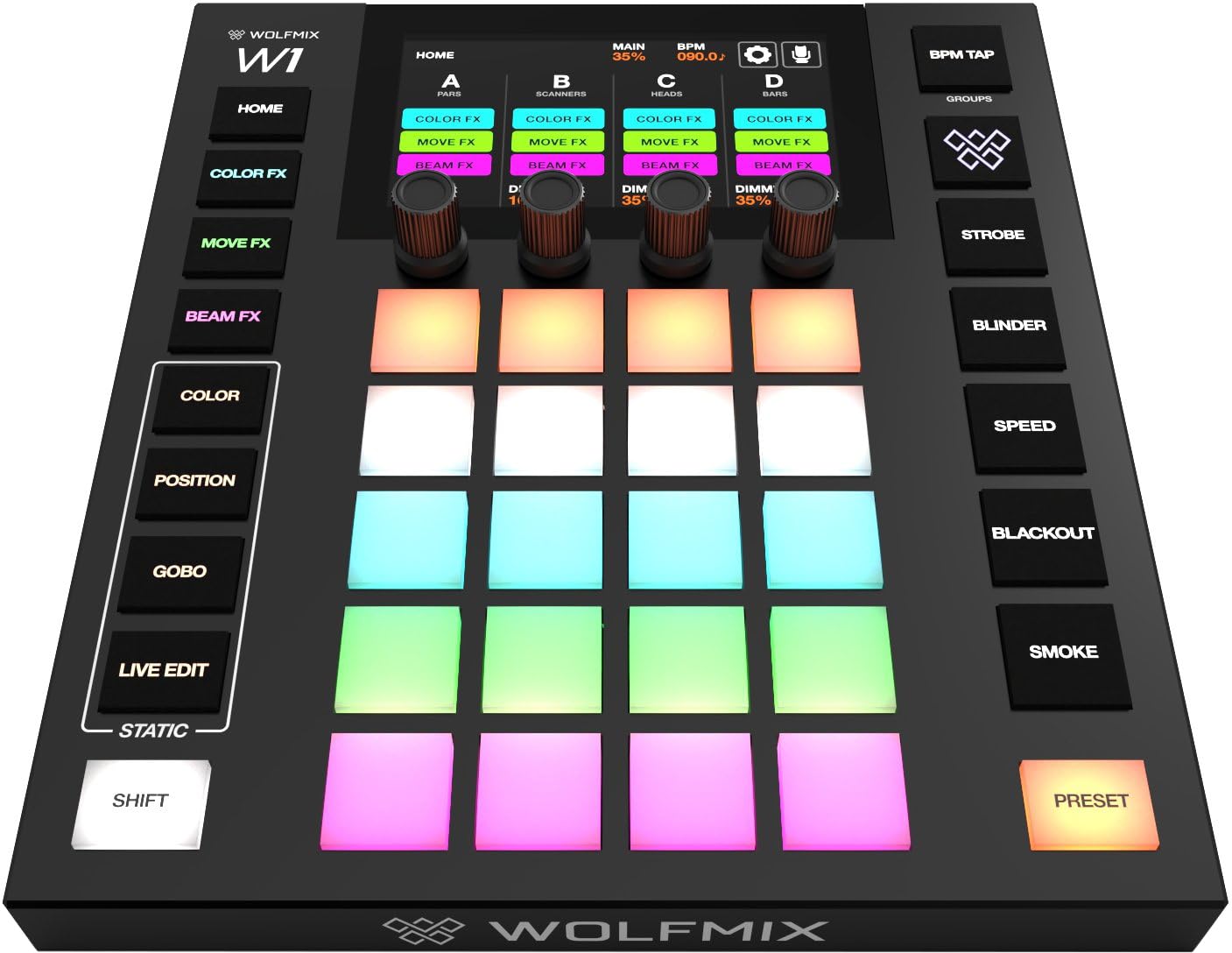Controller DMX Wolfmix W1 MK2 Standalone