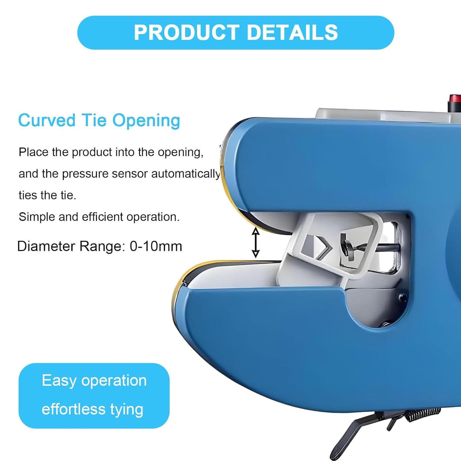 Macchina automatica Twist Tie per una chiusura efficiente del sacchetto, ideale per imballaggi alimentari e esigenze di impacchettamento