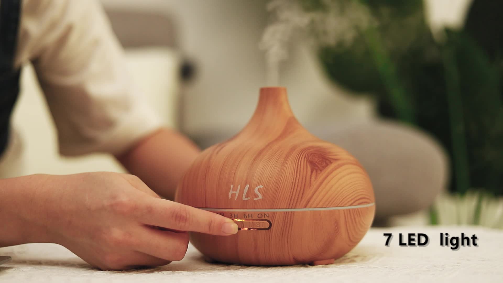 Aroma Diffuser for Essential Oil Large Room Diffusers Set with 10 Essential Oils,Ultrasonic 550ml Aromatherapy Diffuser… - Image 7