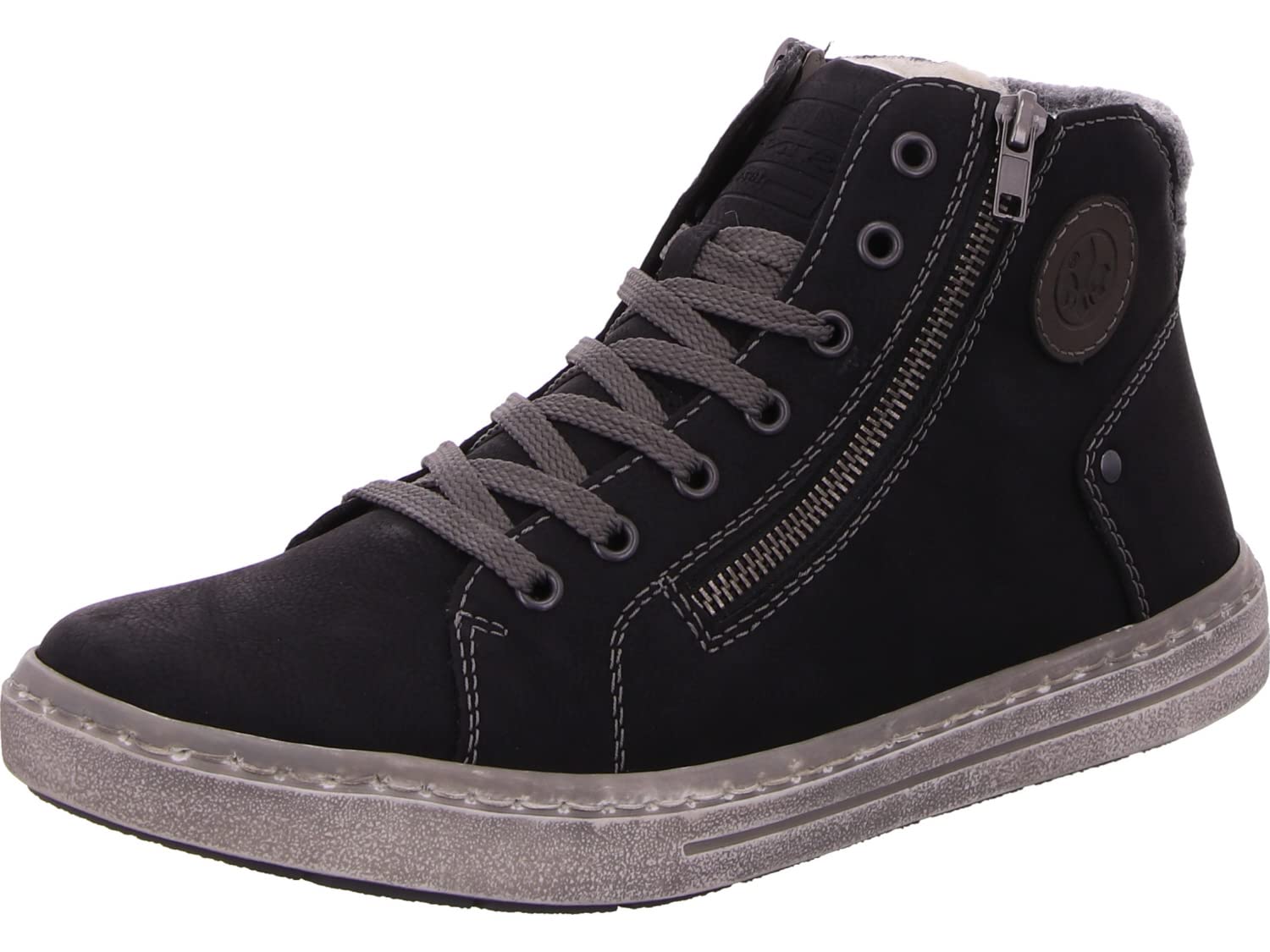 Rieker Men's 30921 Fashion Boots, Black, 40 EU