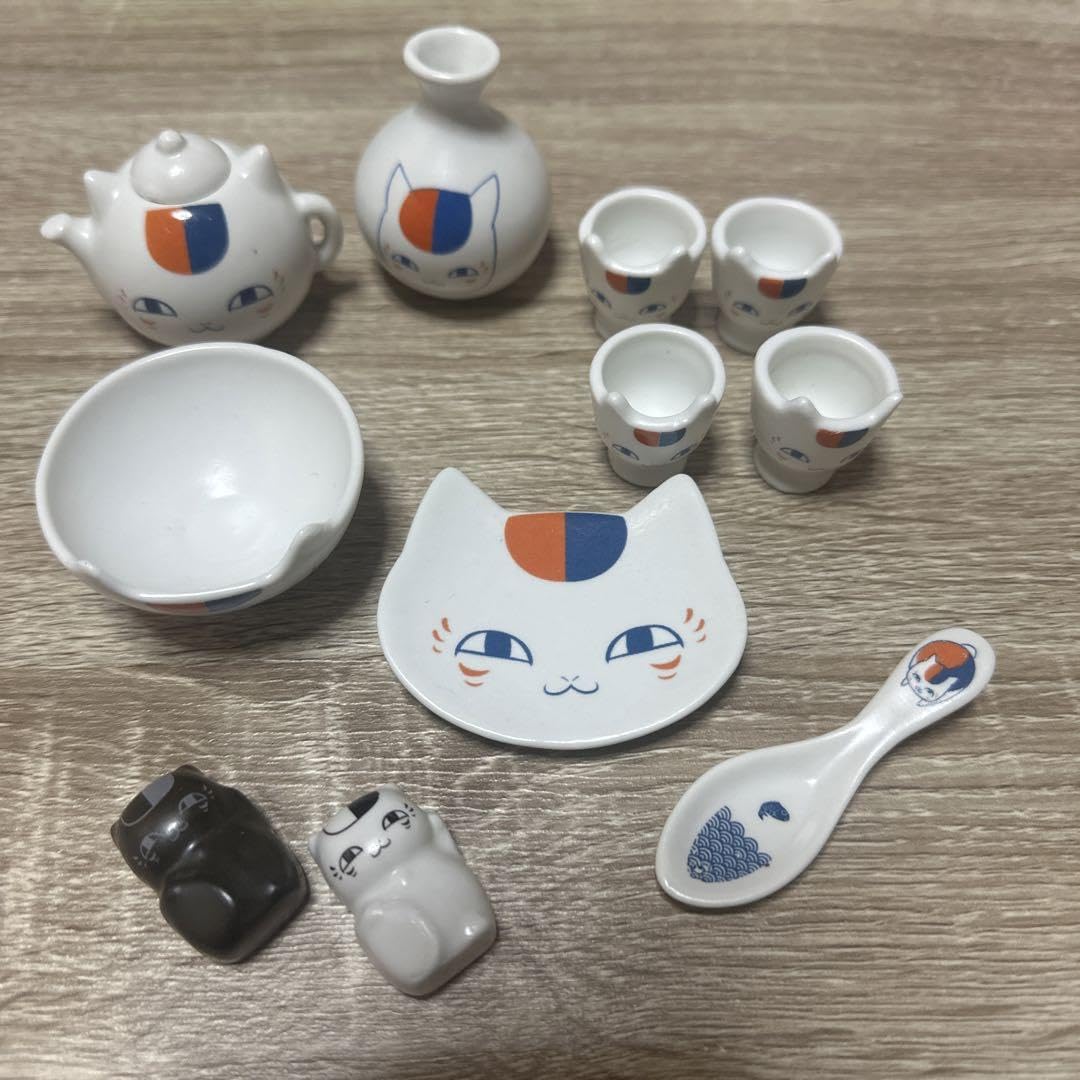 Amazon.co.jp: 夏目友人帳 ニャンコ先生 陶器 ガチャ 11点 まとめ 