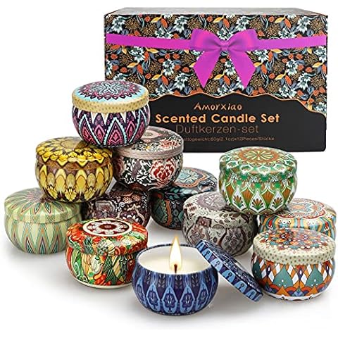 Yinuo Mirror 12 Pack Aromatherapy Candles Set Cover