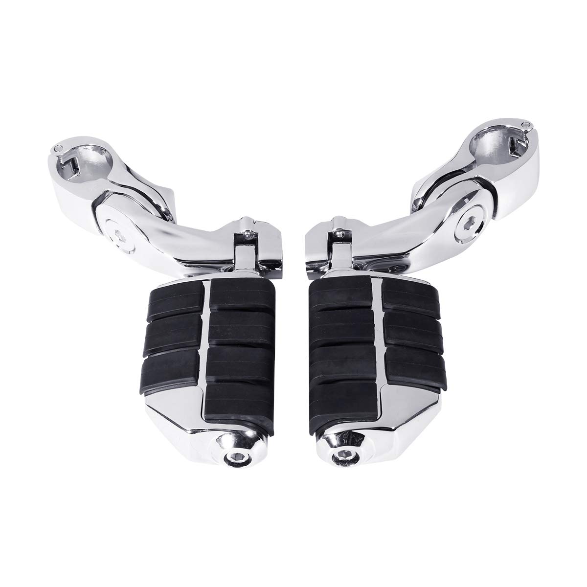 TCMT 1-1/4 Kit di montaggio per autostrada ad angolo corto, adatto per Harley THarley Touring Road King Street Glide Road Glide Electra Glide Softail Sportster Dyna con protezioni motore