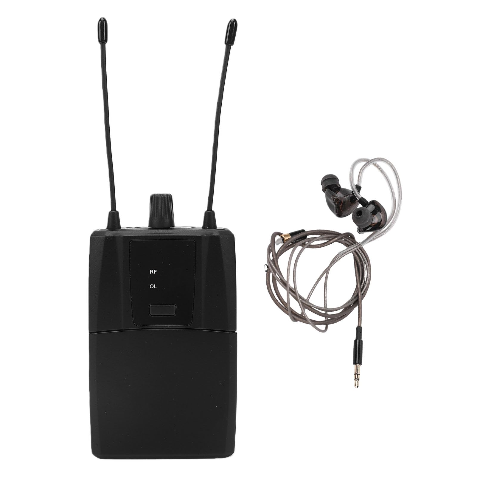 Kabelloser Ohrmonitor-Empfänger, Kompakt und Tragbar, Frequenz 660–690 MHz für Live-Auftritte und Studio-Sessions – ABS-Material