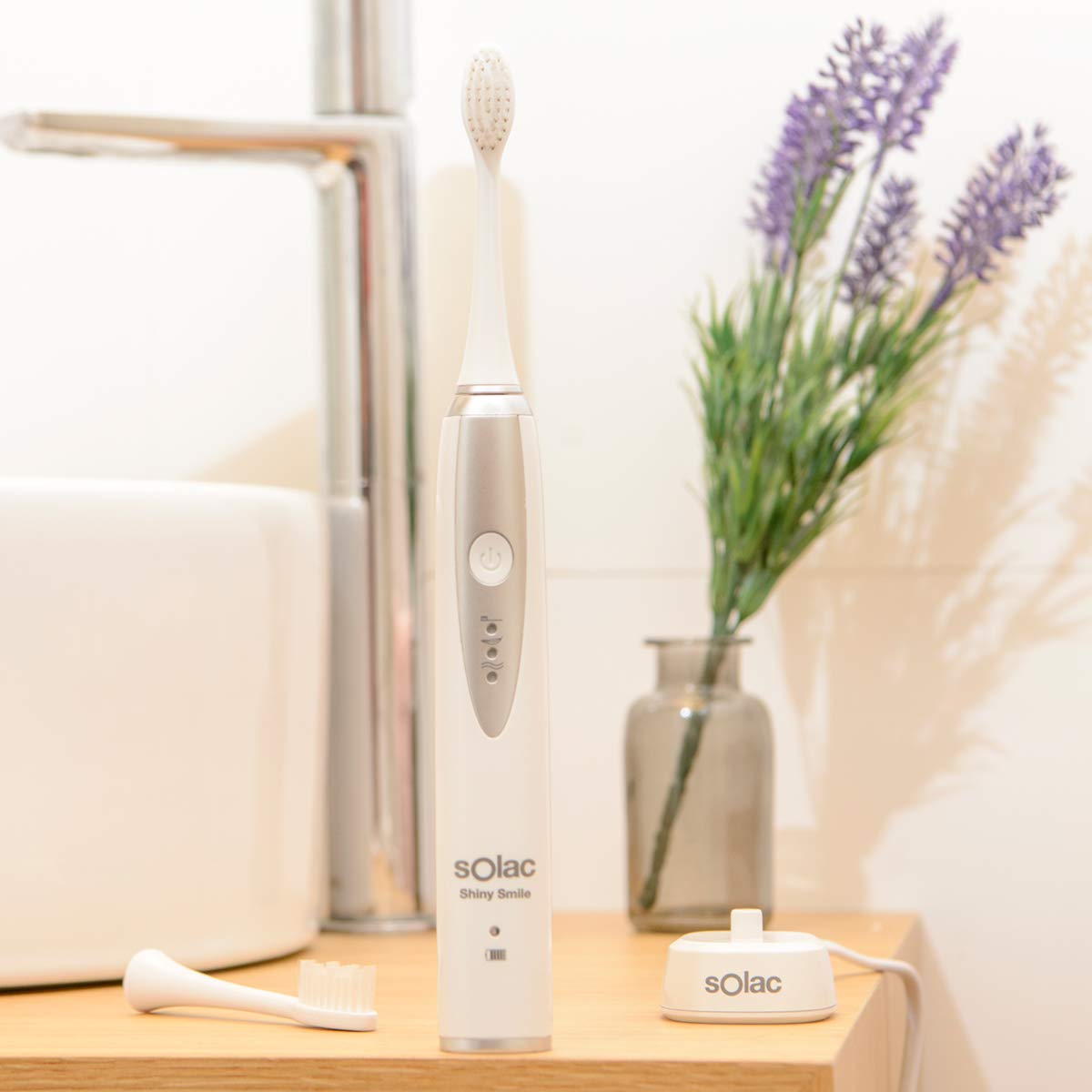 Cepillo Dental SOLAC CD7901 Shiny Smile Blanco