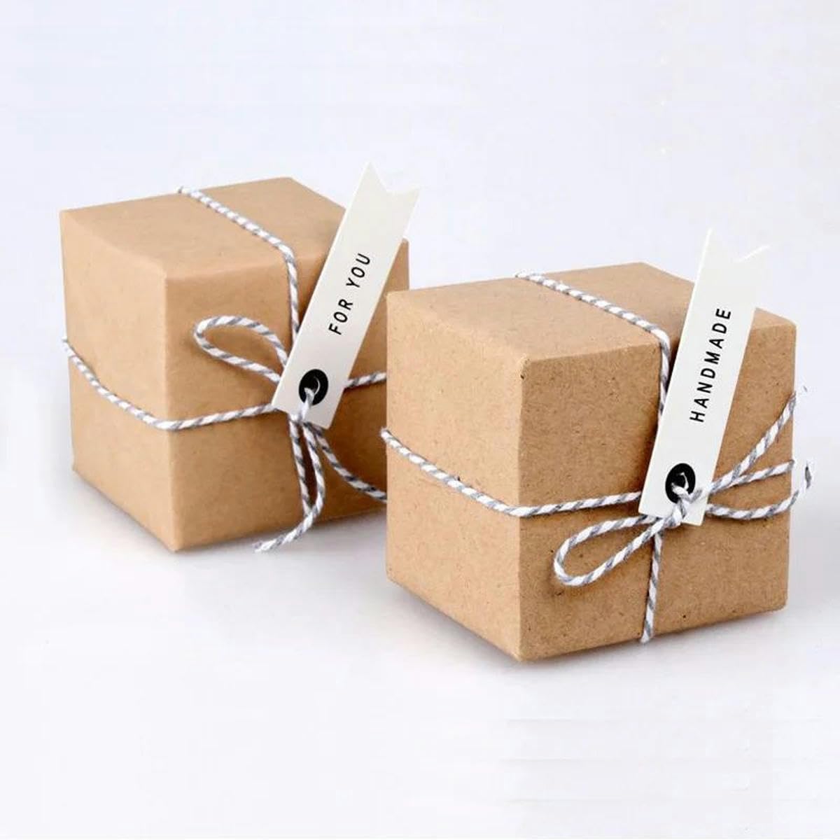 500 Stück Retro-Dankeschön-Geschenkanhänger, handgefertigt, Kraftpapier, zum Selbermachen, blanko, zum Aufhängen, Nähen, Kleidungsdekoration, Verpackungsetiketten, Flaggenanhänger – Frohe Weihnachten