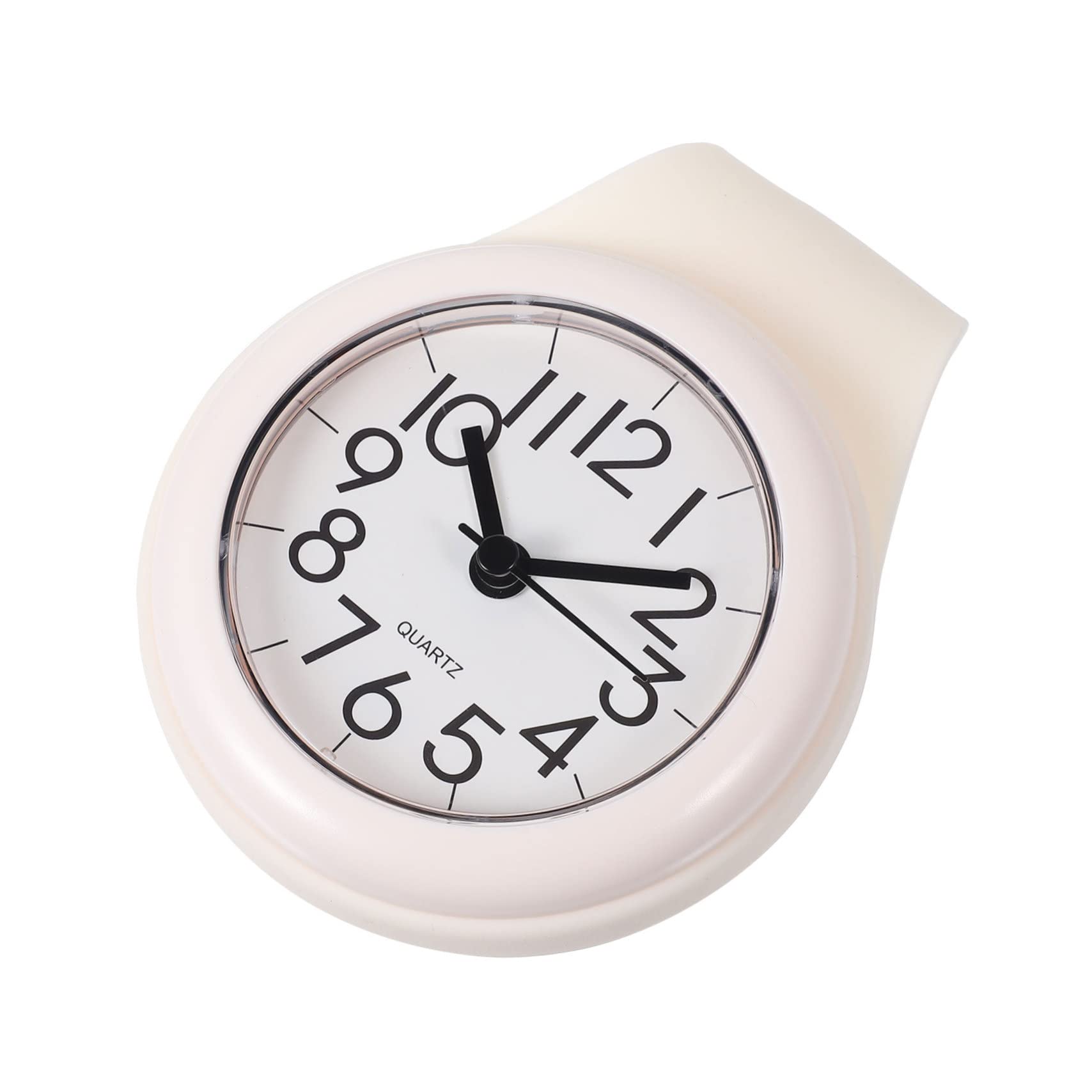 Horloge étanche sans perçage pour salle de bain pour éviter d'être en retard le matin