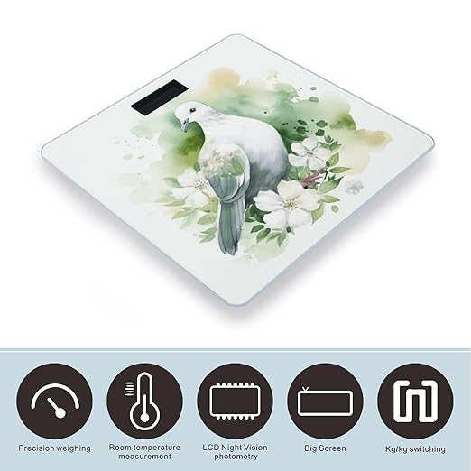Báscula Corporal Digital VstaDank con Pantalla LED y Sensor miniatura 3