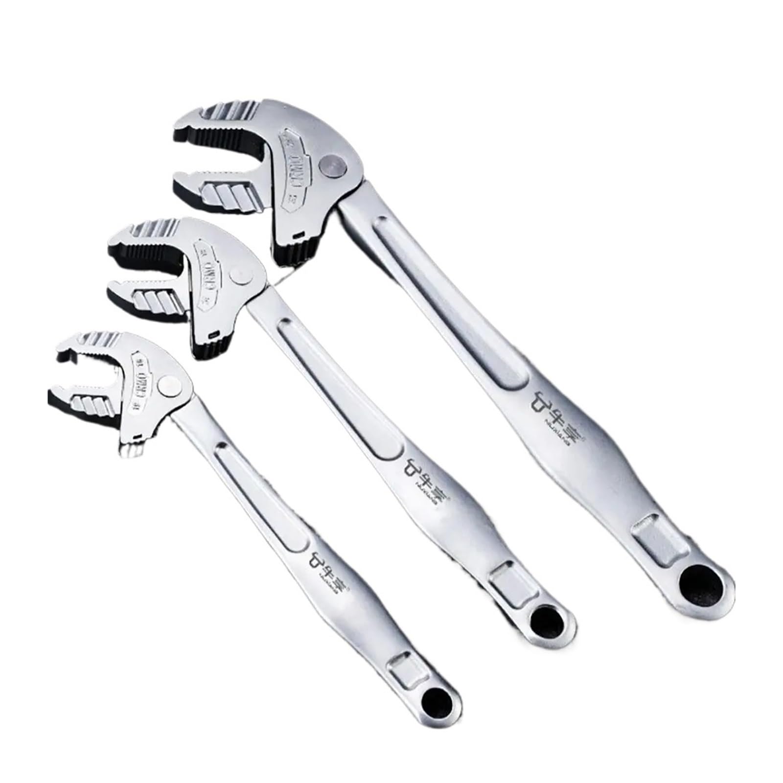 Pinza a Pappagallo Chiave a granchio in acciaio al cromo-molibdeno autobloccante for carichi pesanti a cricchetto regolabile(7-10mm)