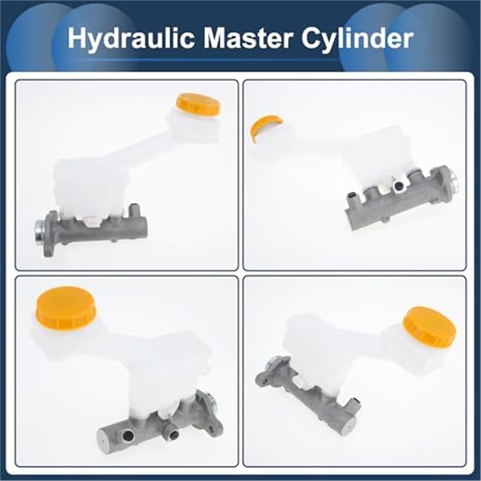 Główny cylinder sprzęgła samochodowego Zbiornik głównego cylindra hamulcowego nr 460108H610, dla Nissan, dla X-TRAIL T31 2007-2012 hydrauliczny srebrny odcień białego stopu