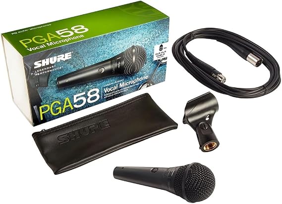 Shure PGA58 Kardioid Dinamik Vokal Mikrofonu