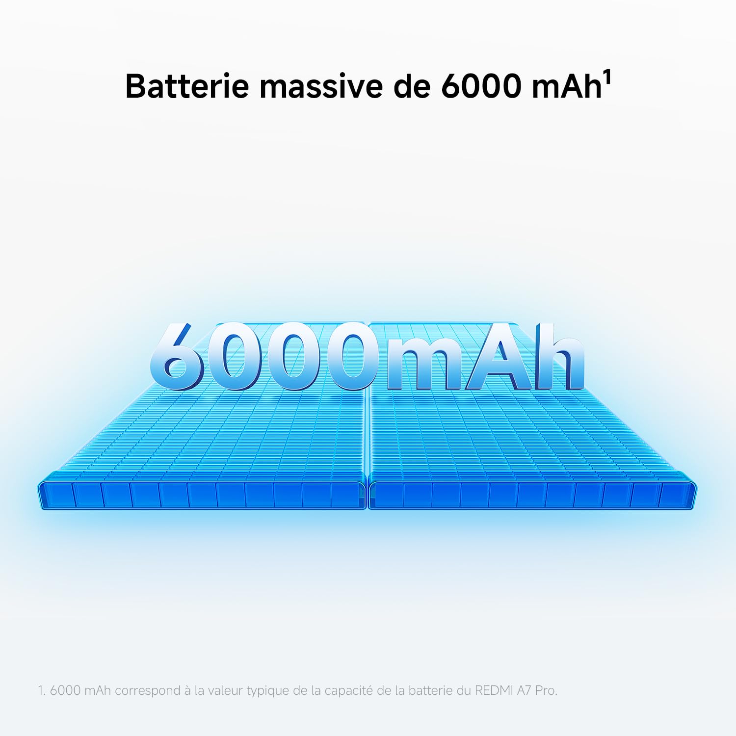 XIAOMI REDMI A7 Pro Smartphone 4+128Go Caméra IA 13Mpx - Noir | Écran 6,9 pouces, batterie 6000mAh, Octa-core, 1 an de garantie supplémentaire, chargeur non inclus
