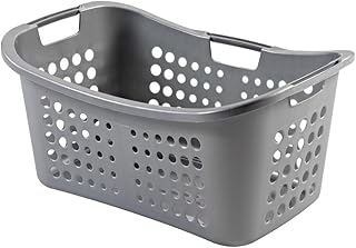 CURVER | Panière à linge 50L, Gris, Laundry Hampers & Baskets, 59x38,5x24,4 cm