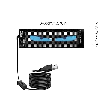 Amazon | プログラマブル フレックス カー LED ディスプレイ