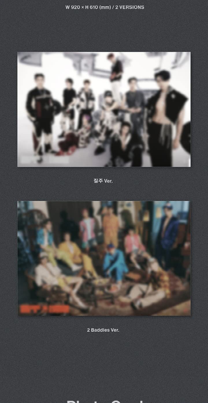 NCT 127 2 Baddies 4. album fotoksiążka wersja płyty CD + plakat + składany plakat na opakowaniu + broszura + pocztówka + naklejka + fotokarta+śledzenie losowe
